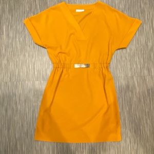 New, little, yellow/gold dress